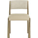 Bayard Antique Brass / Napa Beige / Santa Cruz Oatmeal Dining Chair